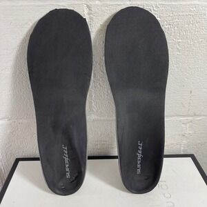 Superfeet Blackdmp Insoles Odor Control Arch Support Men's Size 11.5-13